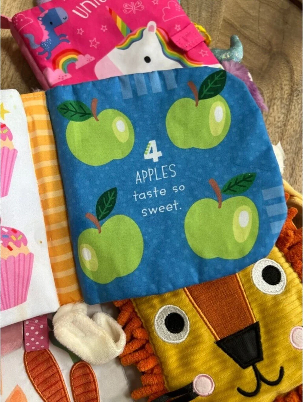 Soft Baby Books Set of 4 from Make Believe Ideas Crinkly Montessori Toddler